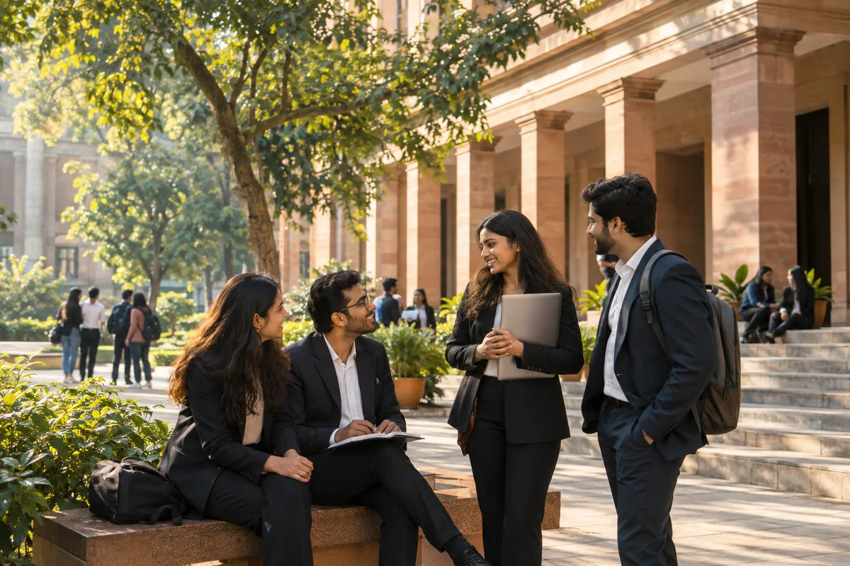 A welcoming university campus with space to learn and connect.